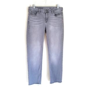 calvin klein jeans ultimate skinny raw hem